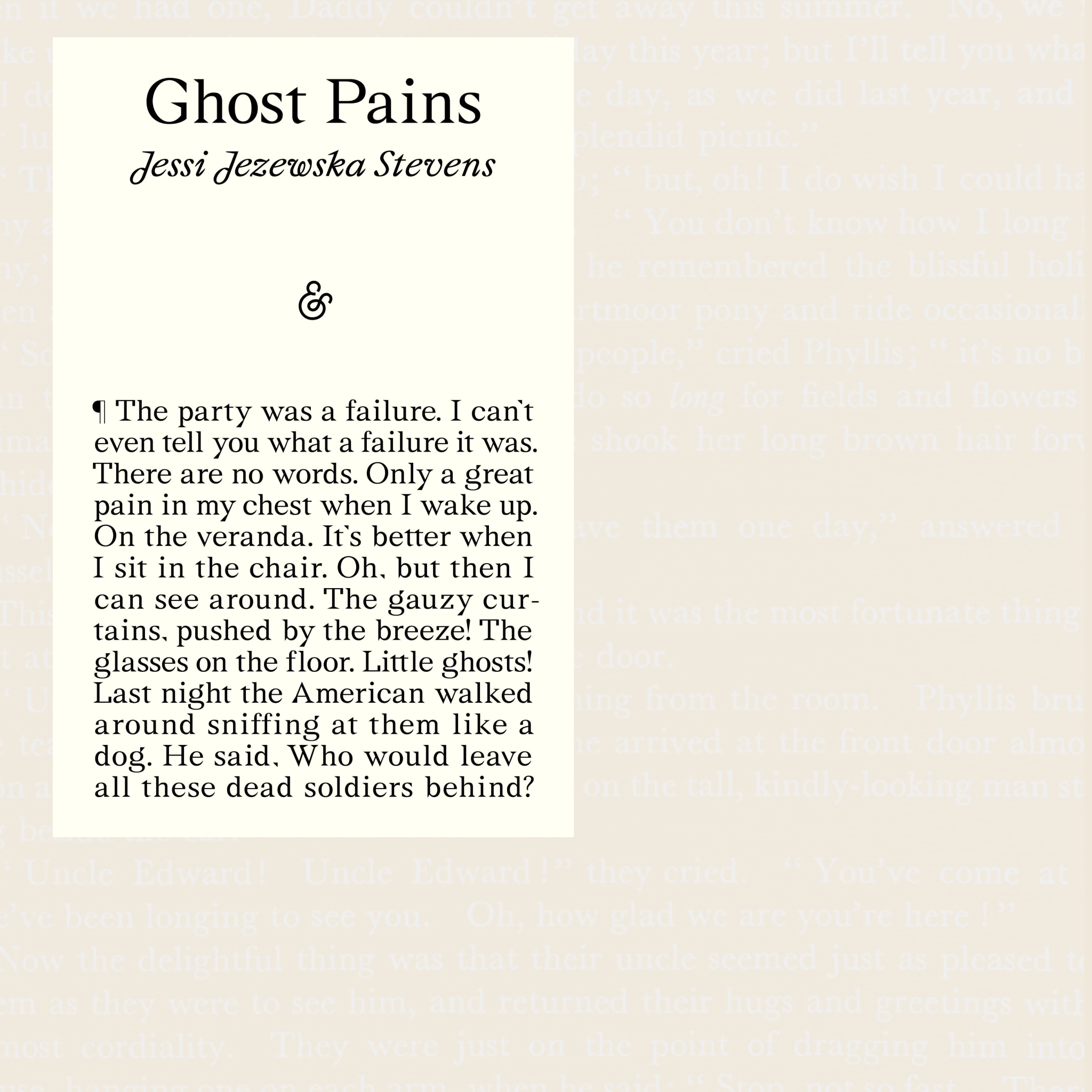 Ghost Pains